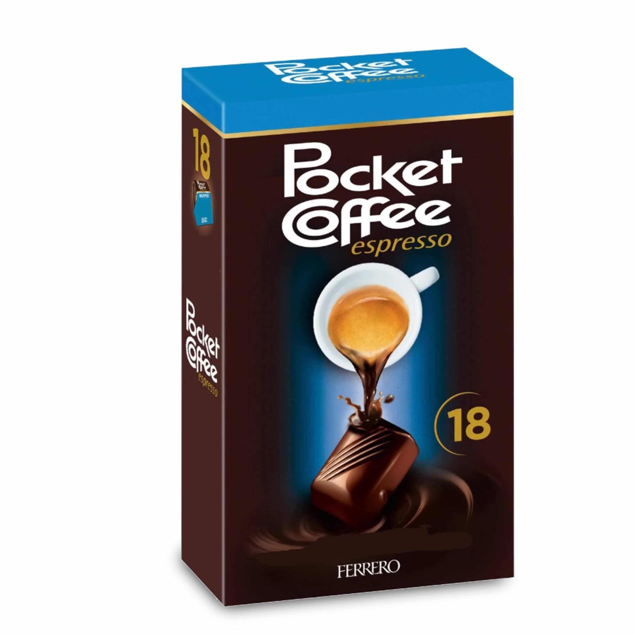 Ferrero Pocket Coffee Decaffeinated 18pcs - 225 gr - Vico Food Box