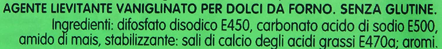 Paneangeli Lievito Vanigliato Per Dolci - Pane Degli Angeli Yeast - 3 count  : Grocery & Gourmet Food 