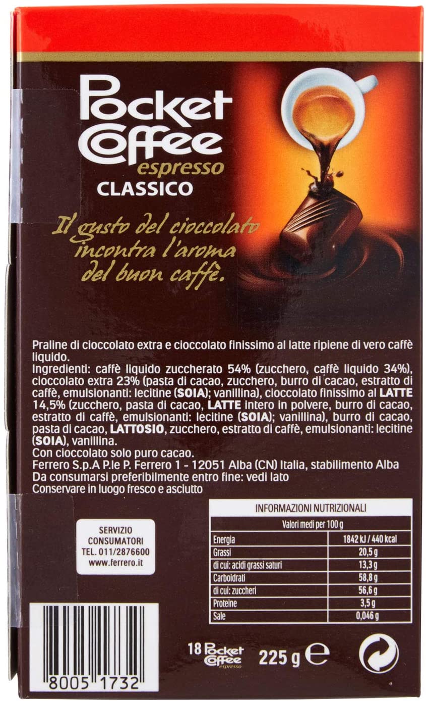  Ferrero Pocket Coffee (5x12.5g) : Grocery & Gourmet Food