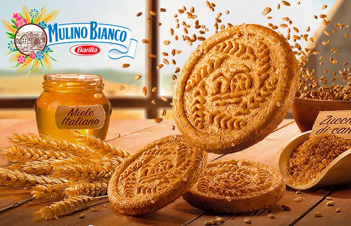 Mulino Bianco Wholemeal Buongrano Cookies 350gr (12.34oz) by Mulino Bianco  Imported from Italy