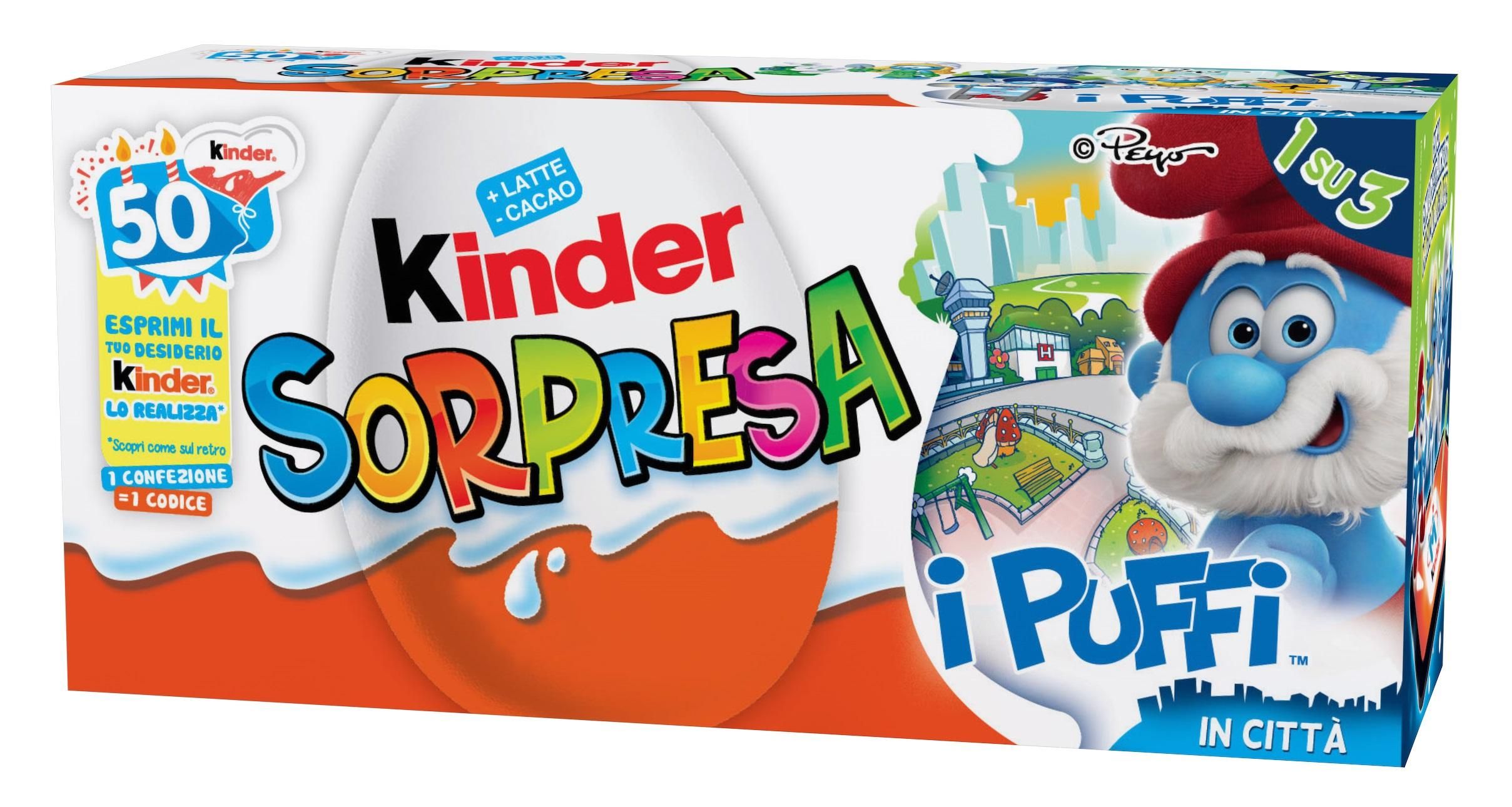 Kinder Surprise 3-pack, Worldwide delivery