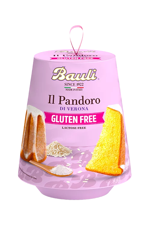 Italian Dessert: Bauli Panettone PANDORO CLASSIC gluten-free Italian  gourmet holiday cake 500gr